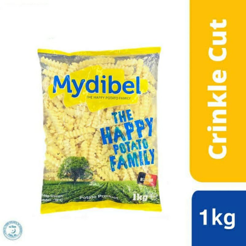 Mydibel Crinkle Cut 1KG