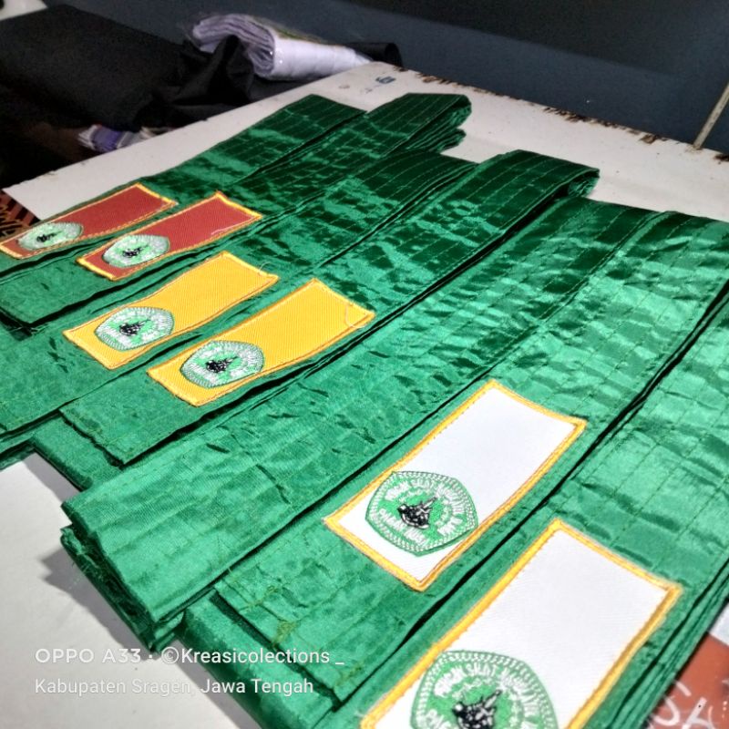 sabuk siswa tingkatan pagar Nusa +bet strip