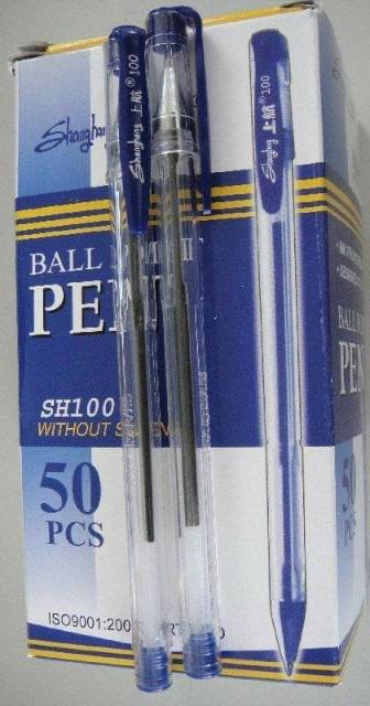 20Pcs Bolpen Pen Ball Point Pulpen ShangHang SH100 Import Tinta Germany pipo  Termurah