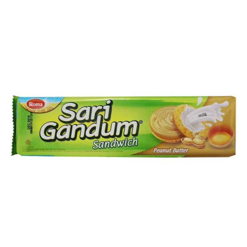 

Roma Sari Gandum Peanut Butter 115g