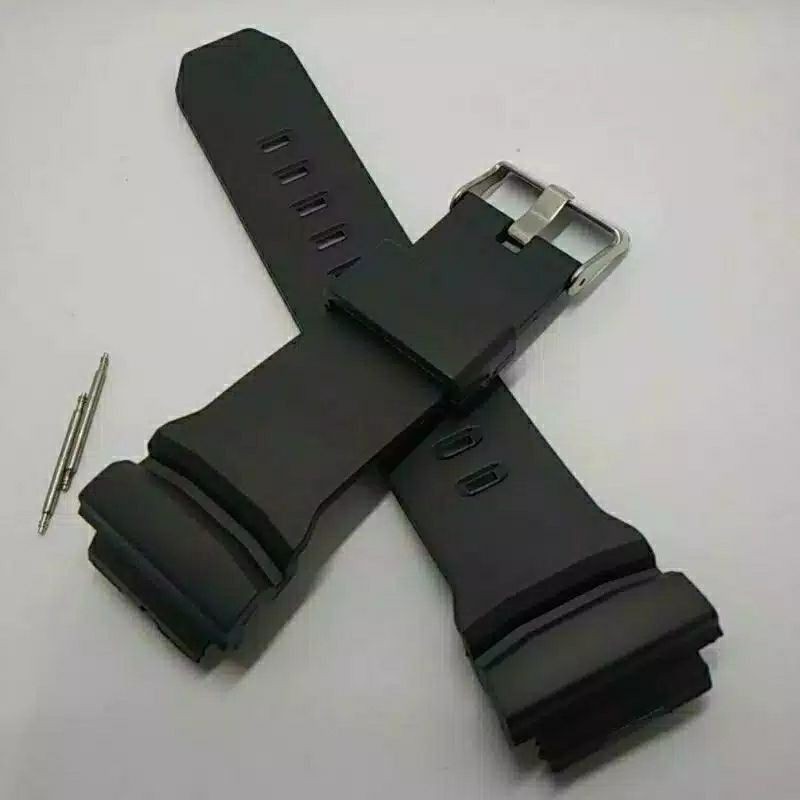STRAP TALI JAM CASIO G SHOCK GA-150 / GA150 / GA 150 HITAM DOFF RUBBER STRAP TALI JAM G SHOCK