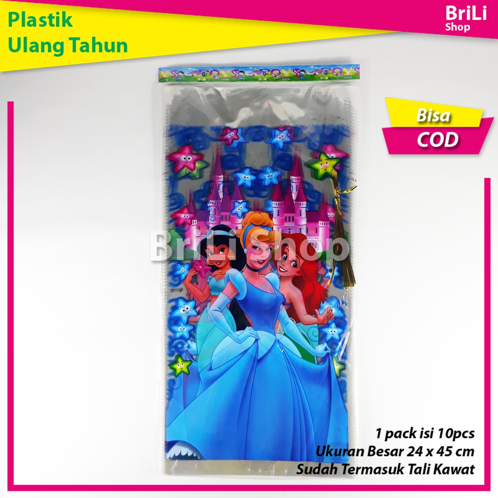 

Plastik Ulang Tahun Princess Snack Souvenir Sovenir Ultah Goodie Bag Goodybag Goodiebag
