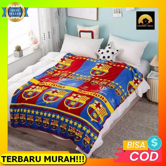 Selimut Bulu Dewasa Ukuran Tebal Halus Lembut Motif Lucu Korea Aesthetic Hl085 Decoma Selimut Bulu K