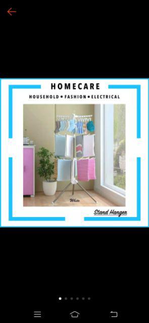 Hc A1-172 Stand Hanger Pakaian / Rak Gantung Pakaian / Rak Gantung Lipat / Rak Jemuran Pakaian Baju