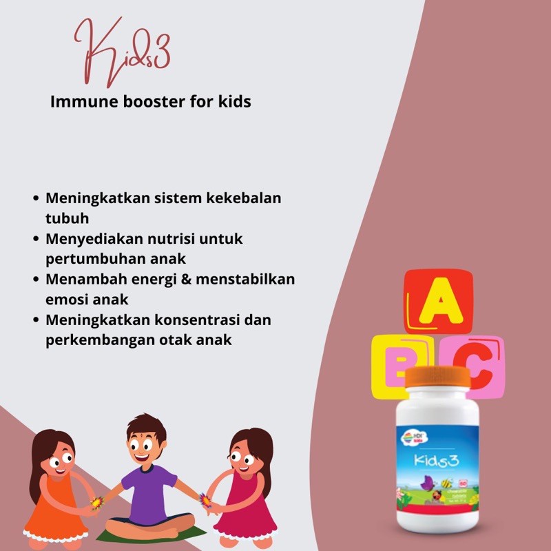 HDI KIDS 3 vitamin anak anak