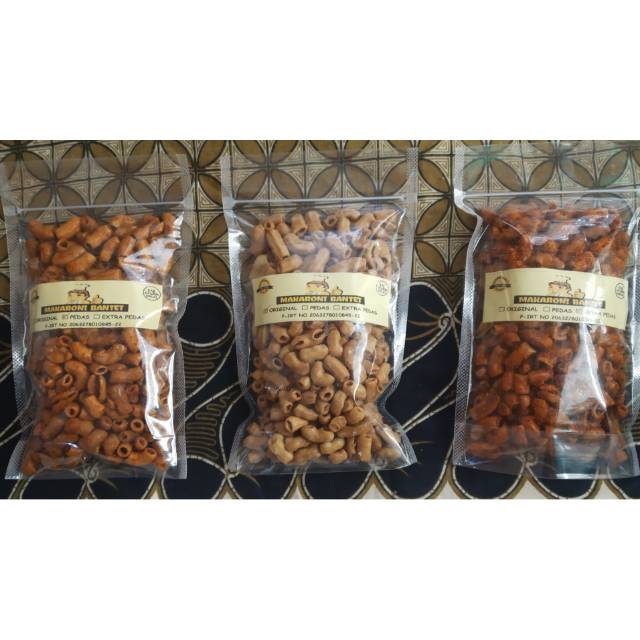 

ASLI makaroni bantet & kriwil kemasan 150grm