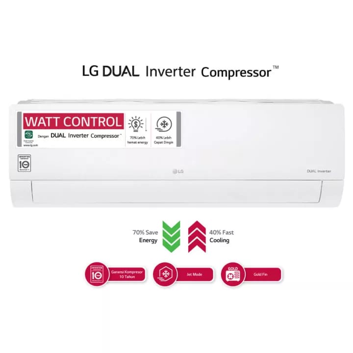 LG AC 2 PK Dual Inverter Compressor Watt Control 2PK T19EV4 T19EV4