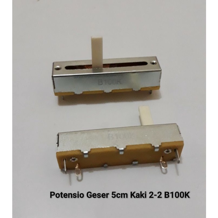 Potensio Geser 5cm Kaki 2-2 B100K