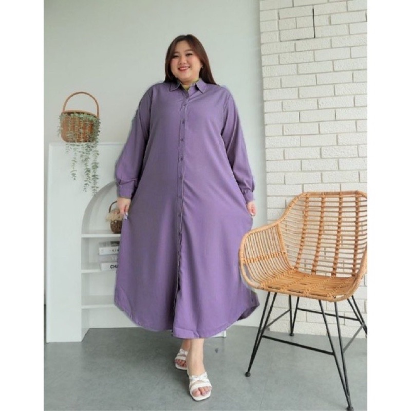 READY!! DIEVA ATASAN XXXXXL MUSLIMAH LONG TUNIK WANITA JUMBO LD120-140 BAHAN SHAKILA PREMIUM COTTON