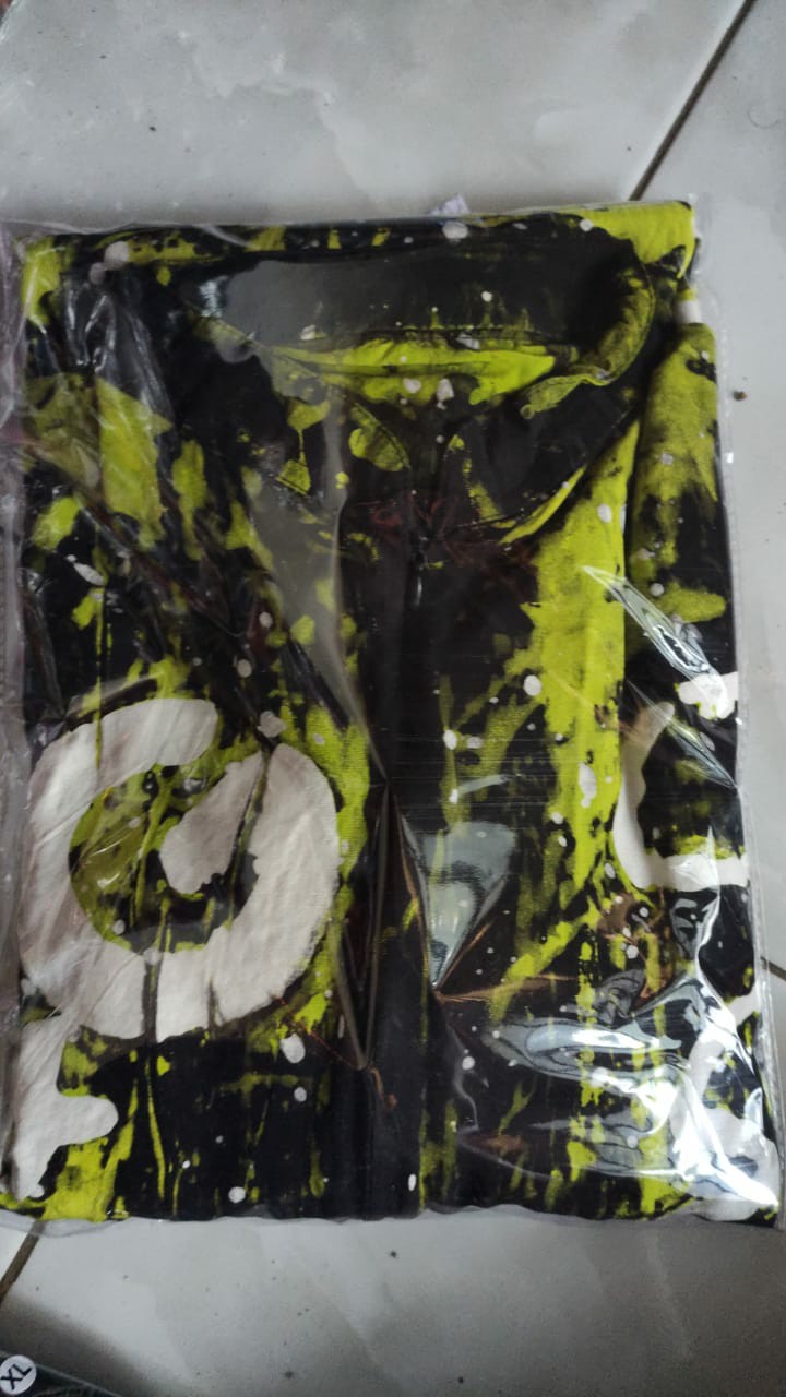 Kemeja Batik Semi Sutra Lengan Panjang M L Xl Xxl