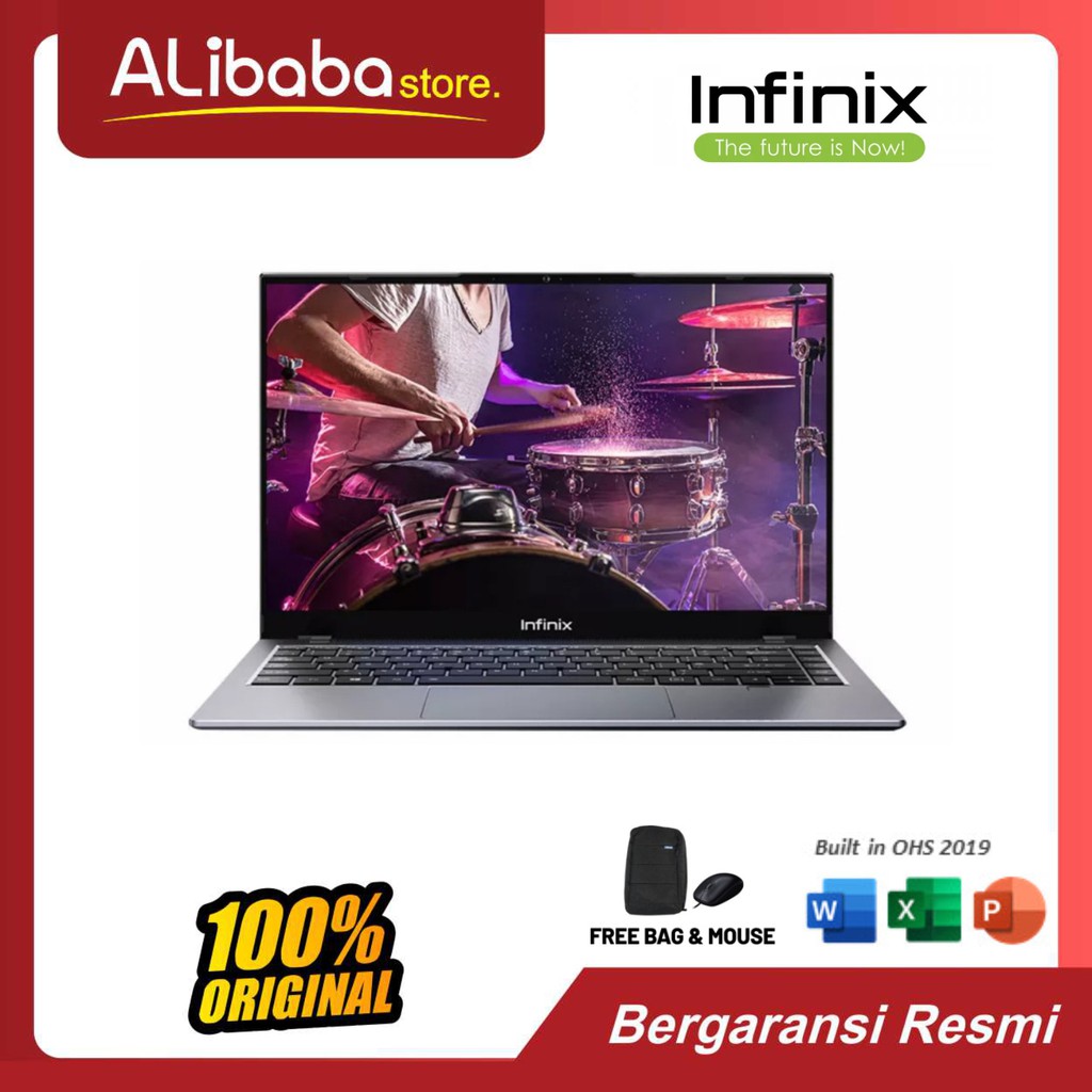 INFINIX INBOOK X1, CORE I3-1005G1, 8GB/256GB SSD, 14"INCH, WIN 10