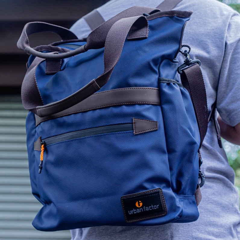 FIRM NAVY |ManNeedMe x URBAN| Tas Ransel Pria Backpack Jinjing Tote Bag ORIGINAL