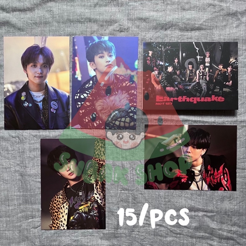 POSTCARD NCT 127 EARTHQUAKE HAECHAN/MARK/ JOHNNY/JAEHYUN