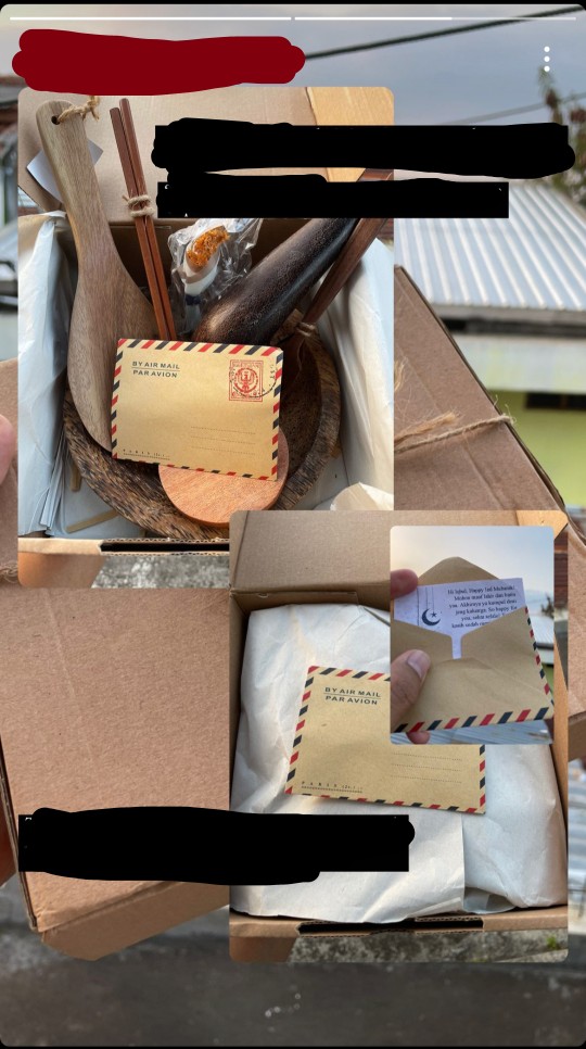 Kado Box  Perabot Kayu Pernikahan Gift Set Ulang Tahun Hampers Set Alat Makan