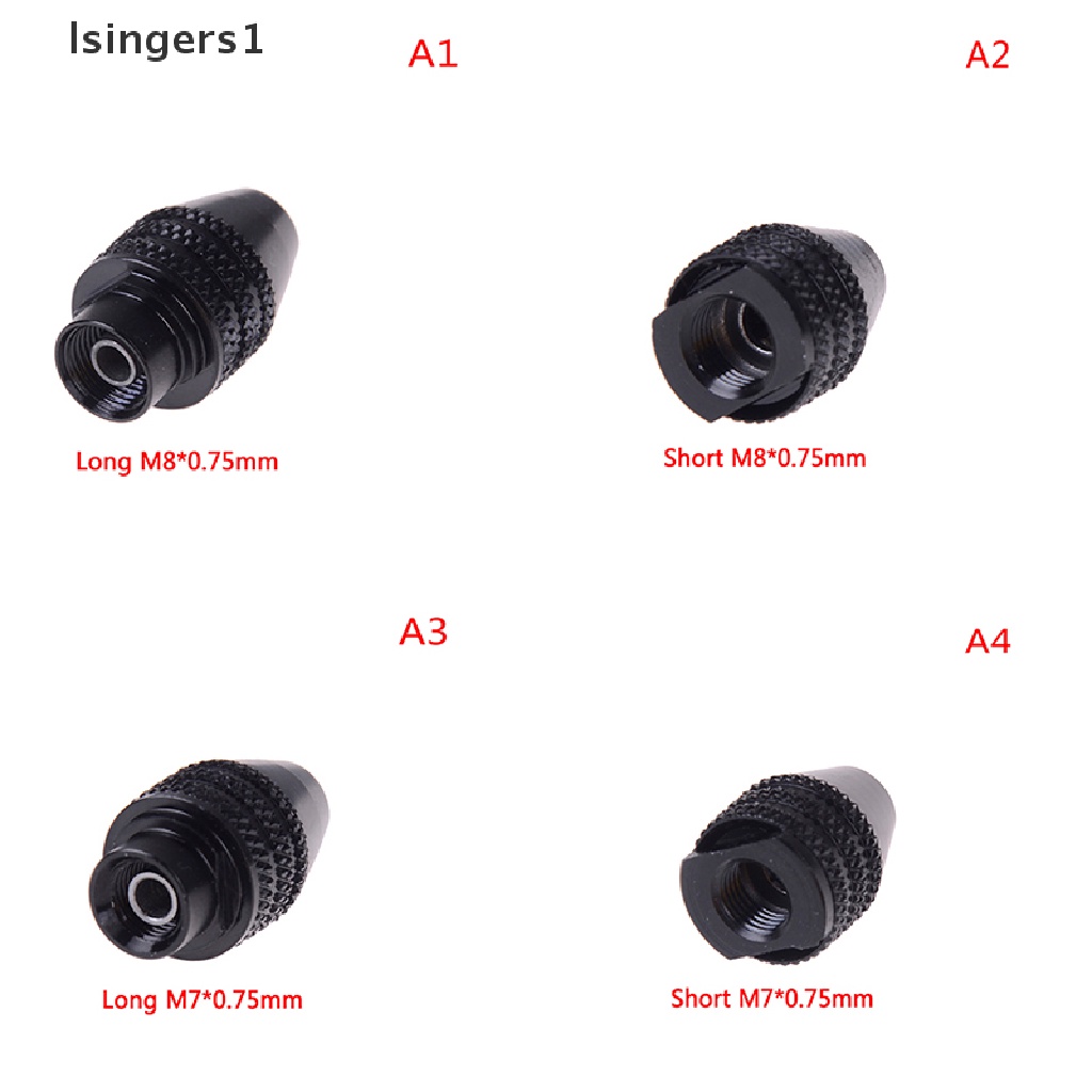 (lsingers1) Mata Bor keyless 4 Tipe Ukuran 0.3-3.2mm