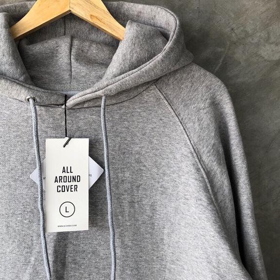 Terbagus.. Acover Oversized Hoodie - Misty / Light Grey