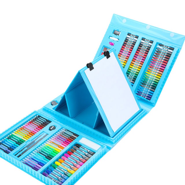 Alat lukis set isi 208 pcs Murah/Perlengkapan Melukis anak set /Super Mega Art Set / pensil warna set isi 208pcs8 pcs/ crayon anak lengkap original/alat menggambar anak isi 208pcs lengkap