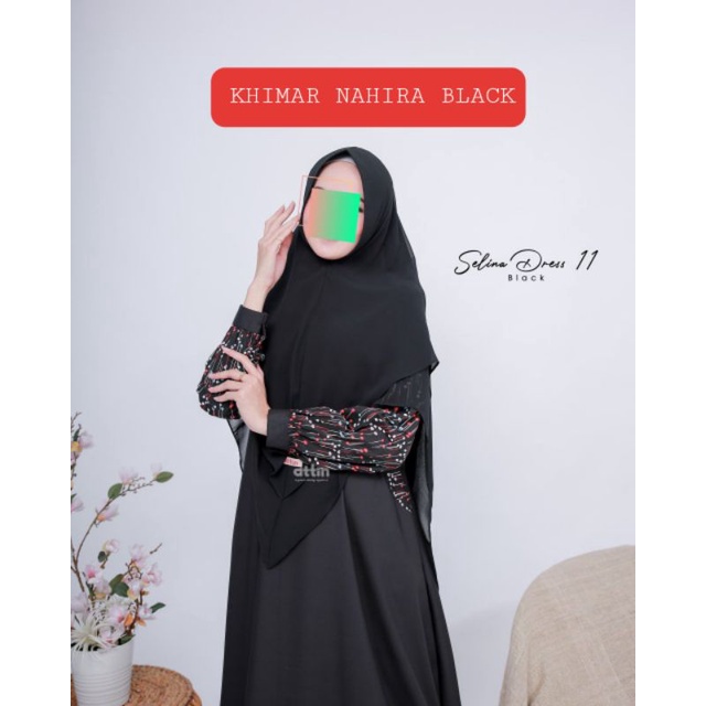 Jilbab Khimar Nahira By Attin ( Khimar Saja )