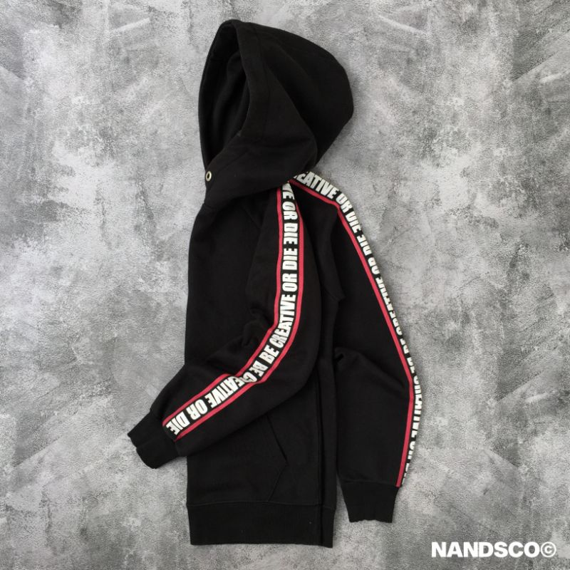CHUPA & CHUPS Blank Full Taped Pullover Hoodie - Black