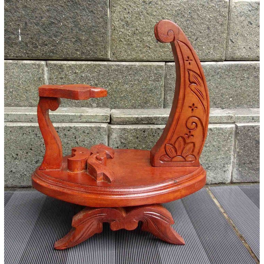 Jagrak stand Tempat Kujang Dan Badik Ukiran Kayu Jati