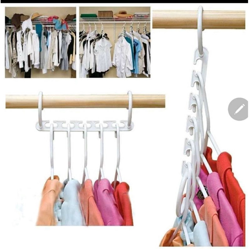 Magic wonder hanger baju jemuran gantungan baju 5 slot