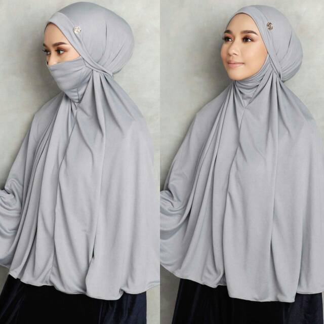BERGO HIJAB MASKER ANTI CORONA BY RADWAH