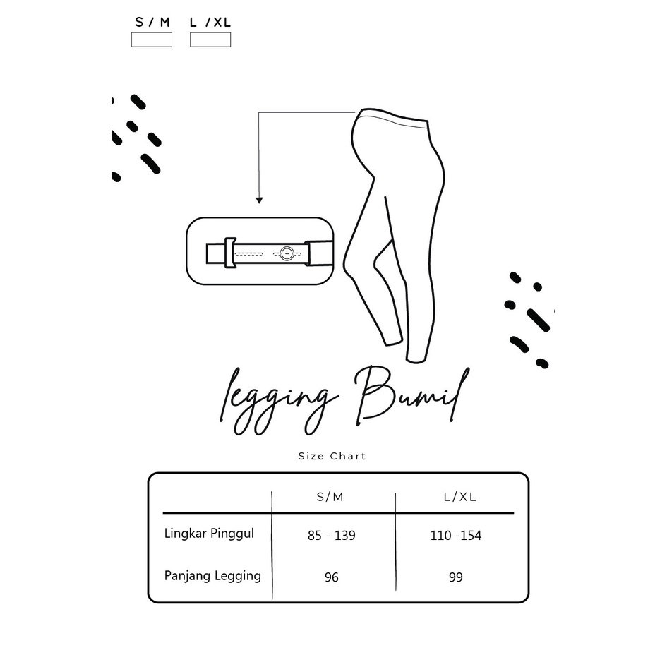 [𝐒𝐲𝐥𝐦𝐢] Legging Hamil by Sylmi Basic