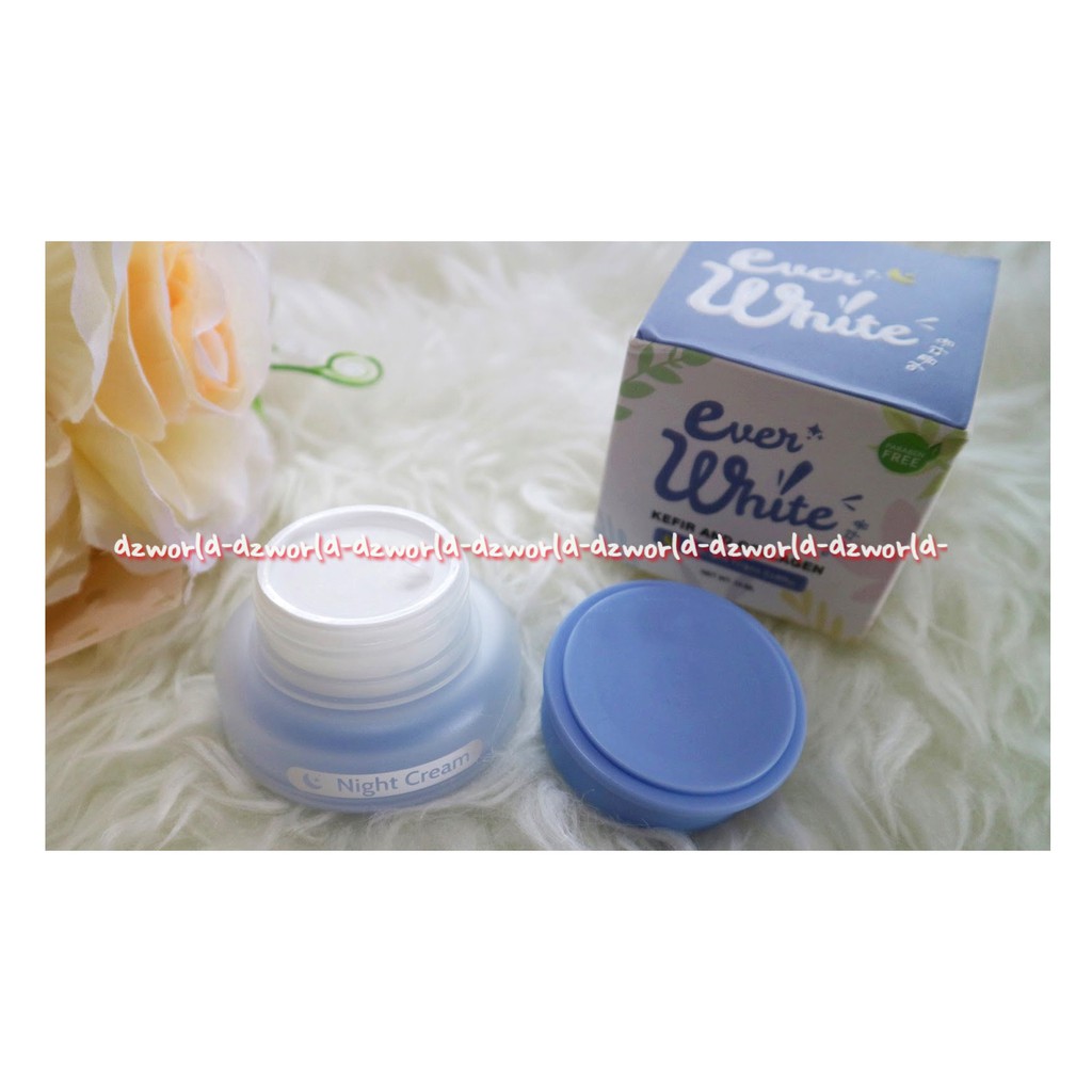 Ever White Kefir And Collagen Be Bright Day Cream And Night Cream 15ml Krim Wajah