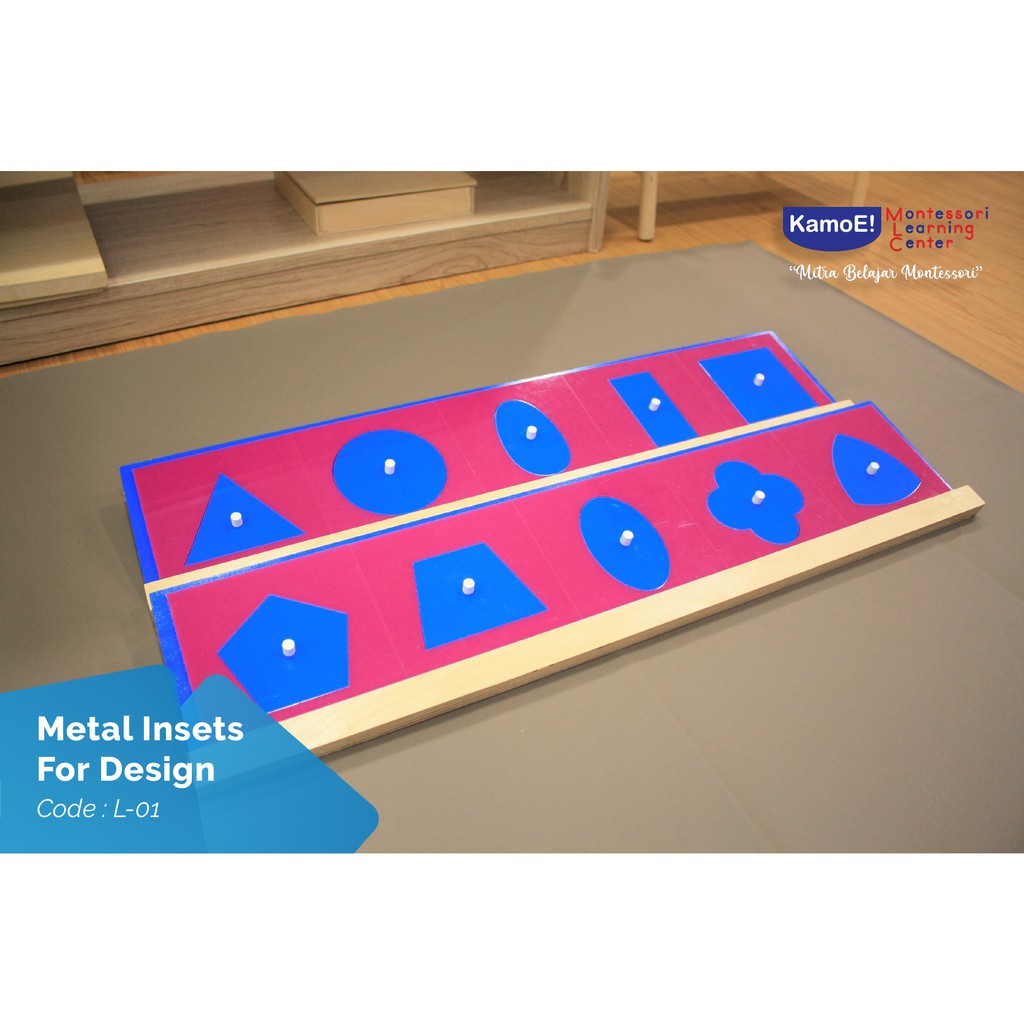 

Metal Insets Montessori Material