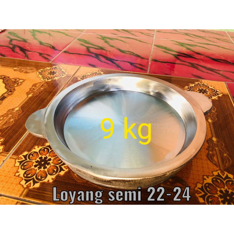 loyang martabak semi premium 22 x 24 berat 8 kg