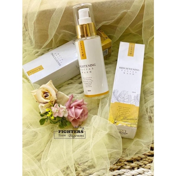 brightening Facial Wash Bigenmi biwash normal jerawat bruntusan flek kusam berminyak hitam putih