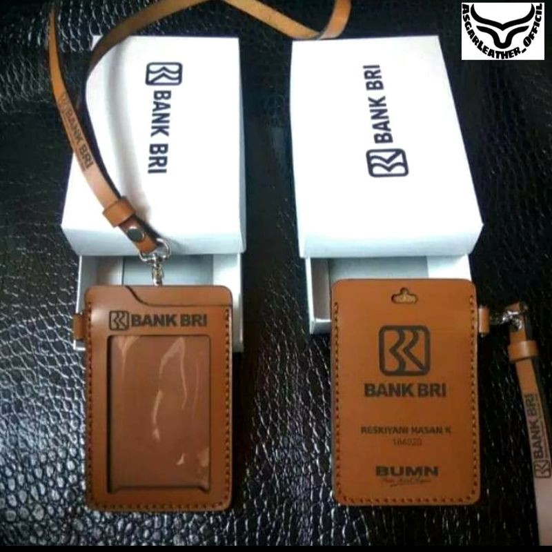 

Id Card Holder / Name tag kulit asli