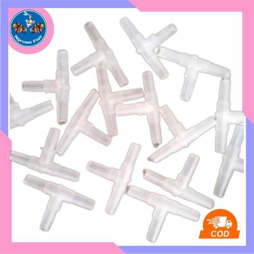 Sambungan Selang L T I Aerator / CO2 Aquarium - Hidroponik KECIL