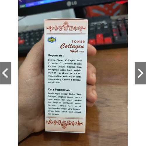 [BPOM] TONER COLLAGEN PLUS VIT.E 100ML / COLAGEN DHILISA