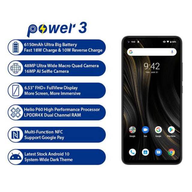 UMIDIGI POWER 3 (SECOND) Penawaran Terakhir 
