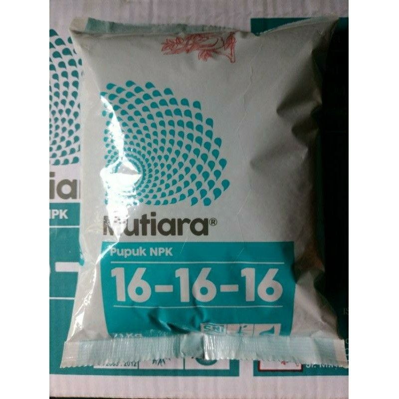 Pupuk NPK Mutiara 16-16-16 Kemasan  1kg