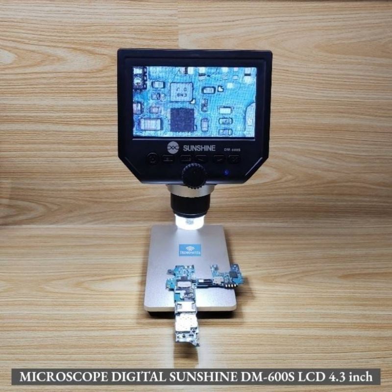 MICROSCOPE LCD PORTABLE SUNSHINE PLUS STAND ALUMINIUM Alloy