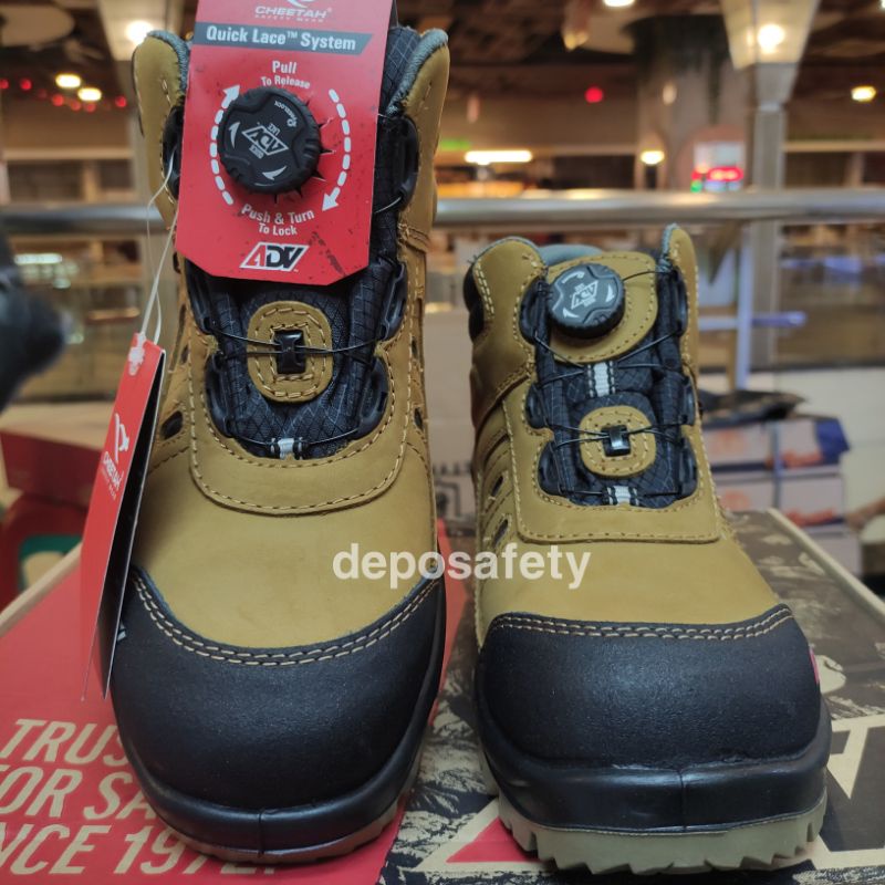 Sepatu Safety Cheetah Jubatus Sand ADV Brown - Safety Shoes Cheetah Jubatus Sand Coklat