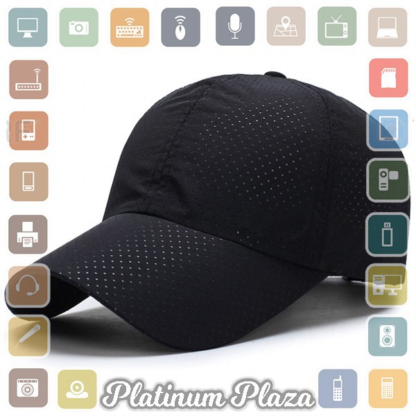 FLB Topi Baseball Snapback Polkadot - MZ237 - Black`E05A9L-