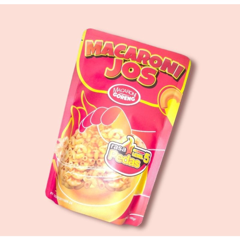 

macaroni joz super pedas ,cemilan enak ,