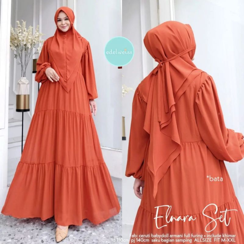 GAMIS ELNARA SET SYARI