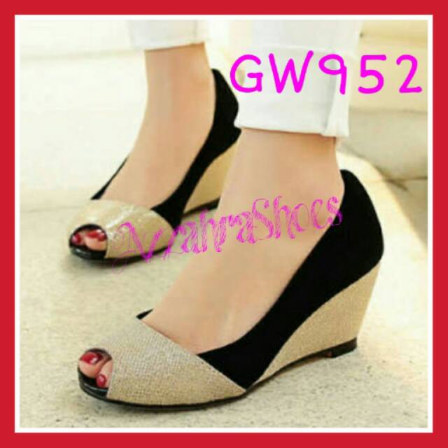 Wedges glitter 952
