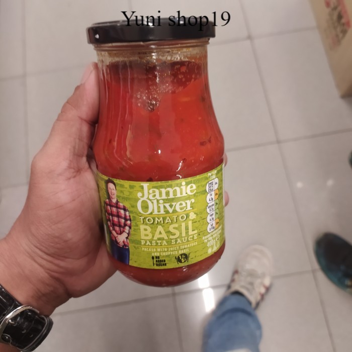 

jamie oliver tomato basil sauce 350gr