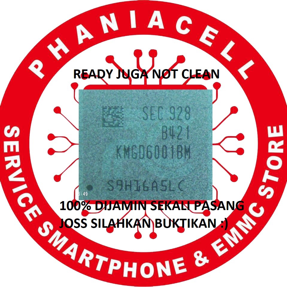 IC EMMC KMGD6001BM-B421 RAM3G 32GB DIJAMIN TESTED