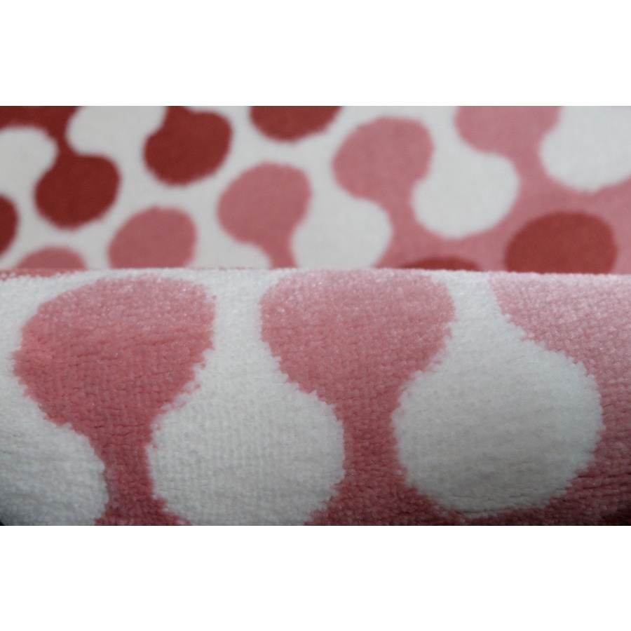 Karpet Import Turki Asli Minimalis uk. 120x180 Pink White-4