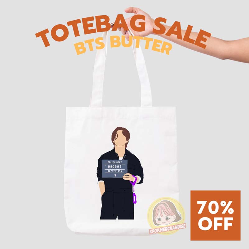 Jual Tote Bag Kpop Merhcandise [tas Totebag Kanvas Bts Butter ] Bts