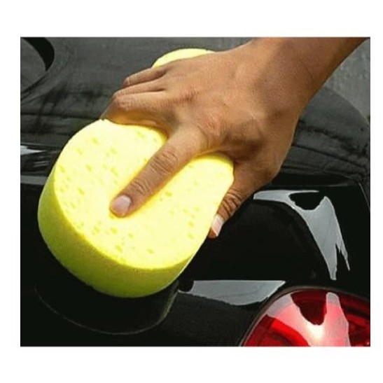 Sponge Busa Cuci Mobil Motor Piring Kuning Busa Foam Spon Wash Tebal