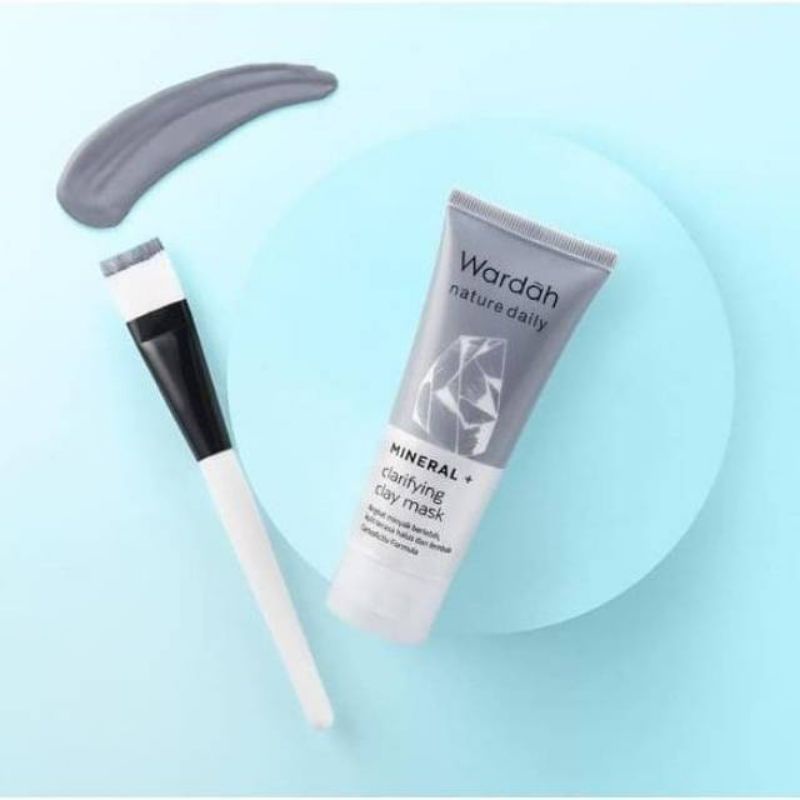 MASKER WARDAH  CLARIFYING CLAY MASK /MASKER WARDAH NATURAL