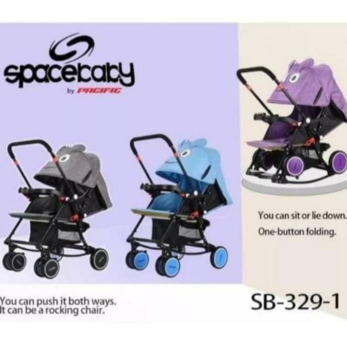 Stroller Spacebaby SB 329-1 Ayun, Bolak-balik