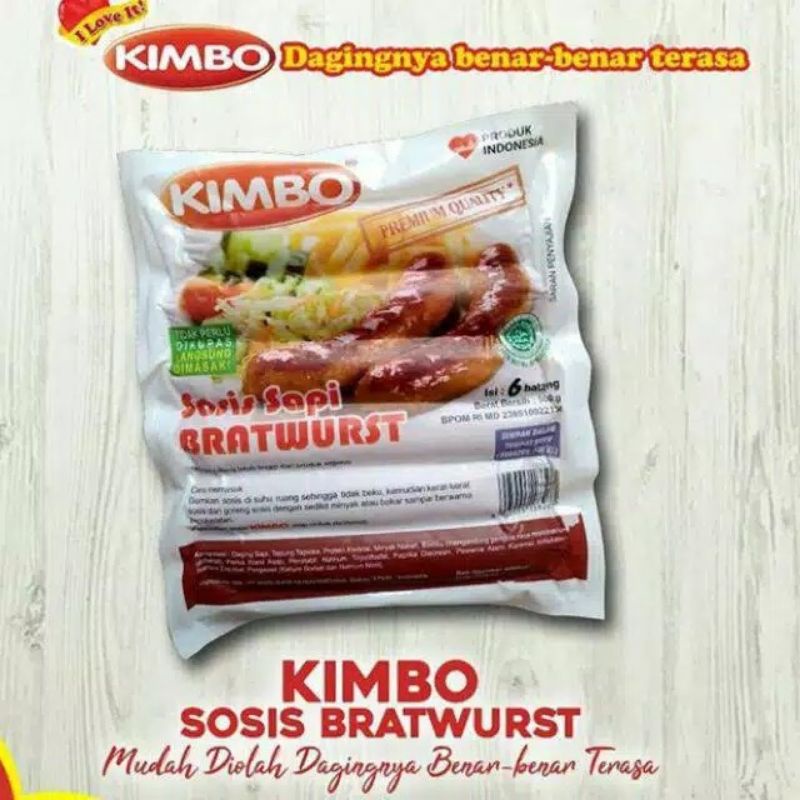 

Sosis Kimbo Bratwurst Jumbo